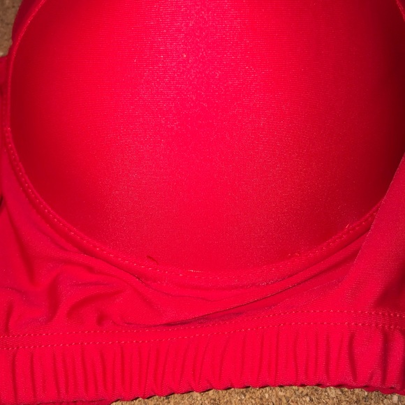 Red super cute bathing suit top!! - Picture 2 of 3